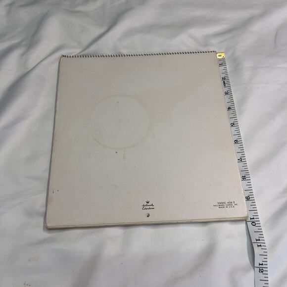 Vintage Hallmark Wildlife Calendar 1970s Animals Art Moose Elk Fox Quail Birds - Picture 9 of 9